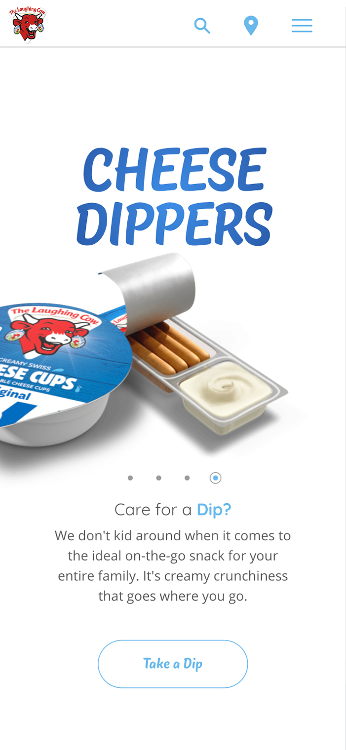 page highlighting Cheese Dippers