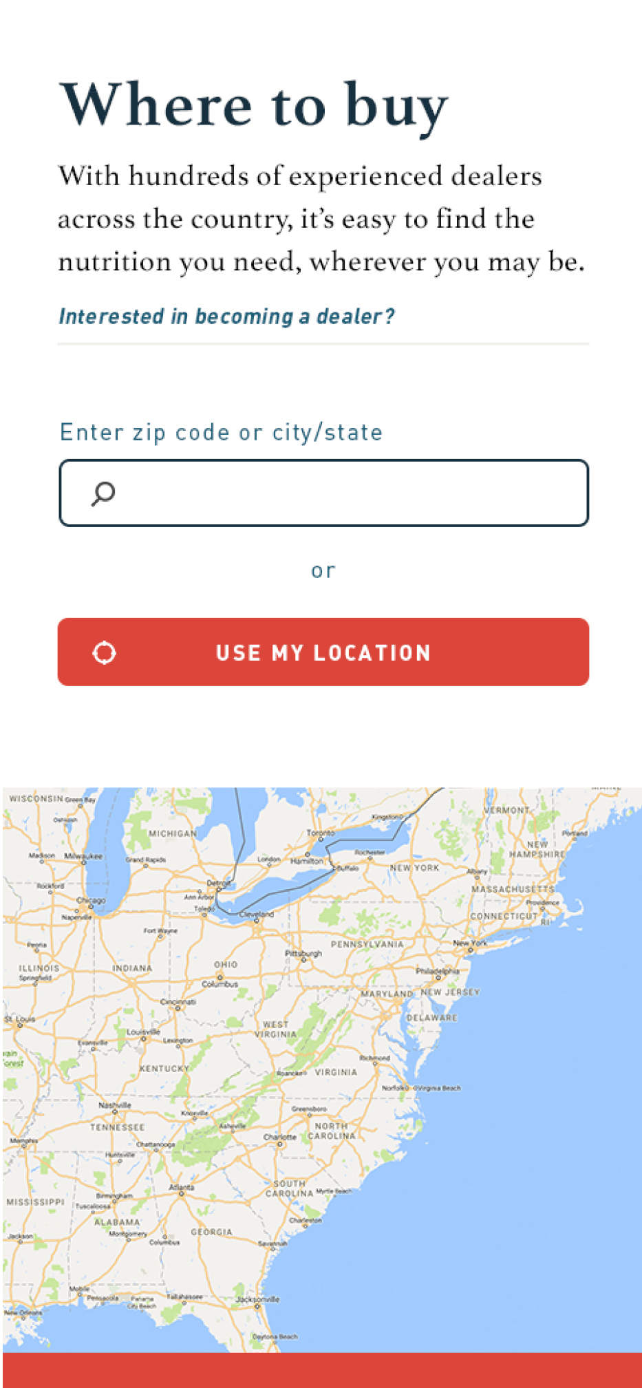 Kalmbach website on mobile showing the Where to Buy tool
