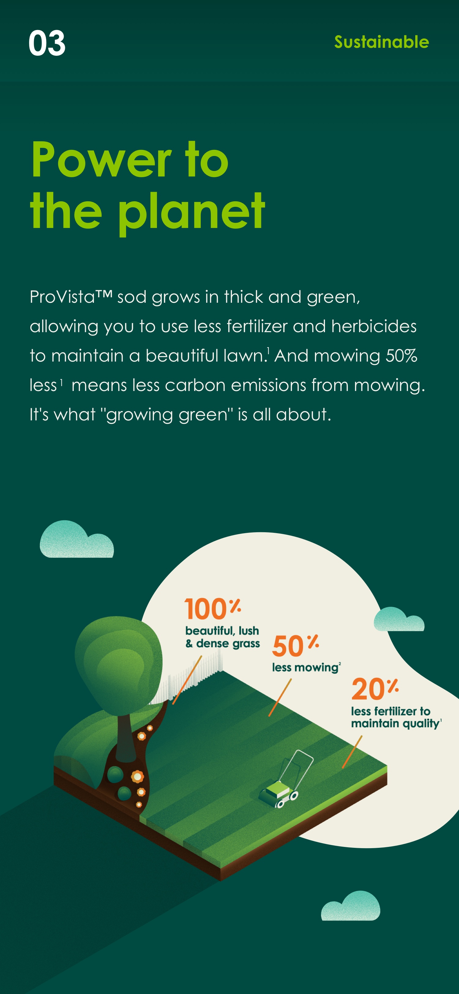 Scotts ProVista Lawn Infographic