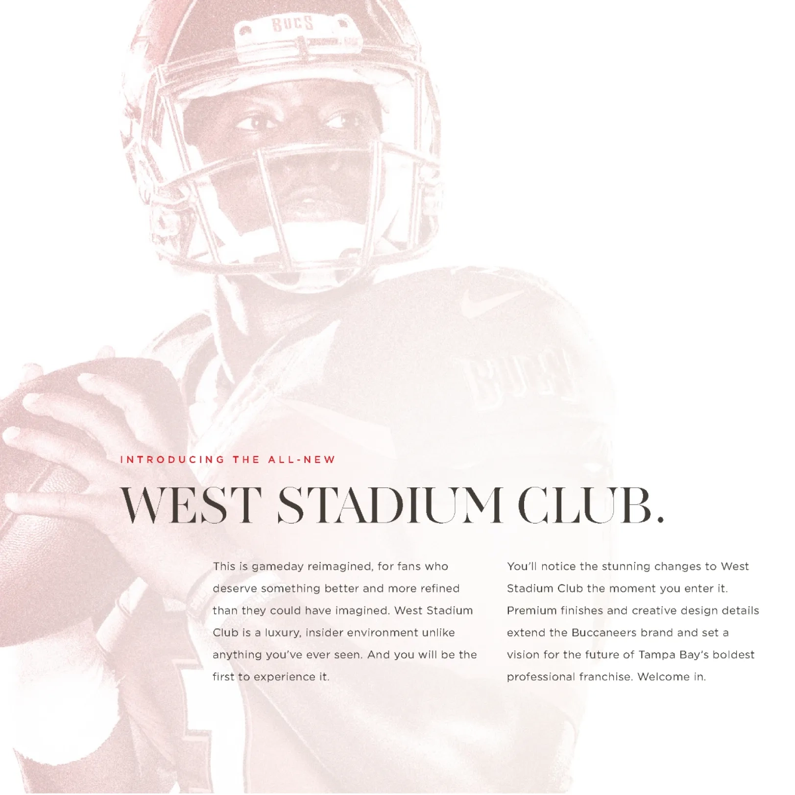 Interior page of the west club booklet