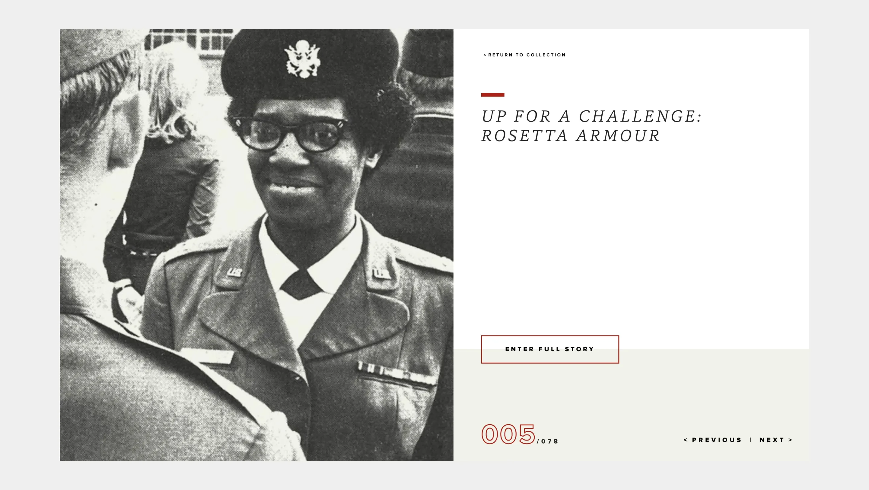 Image showing the intro design layout for an OSU Carmen Collection story