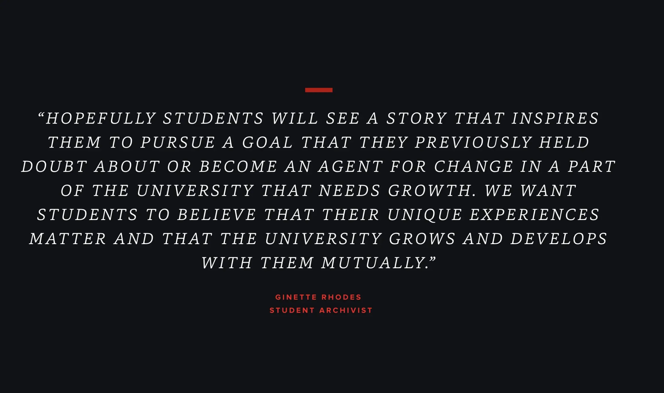 Image showing a quote section on the OSU Carmen Collection website
