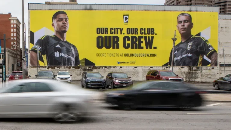 large banner ad in Columbus