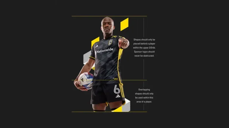 guidelines for how new branded shapes are applied to player portraits