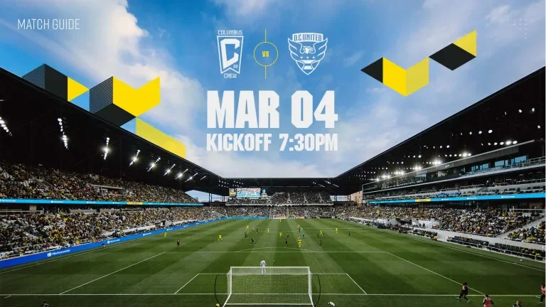 Matchguide featuring wide view of the pitch