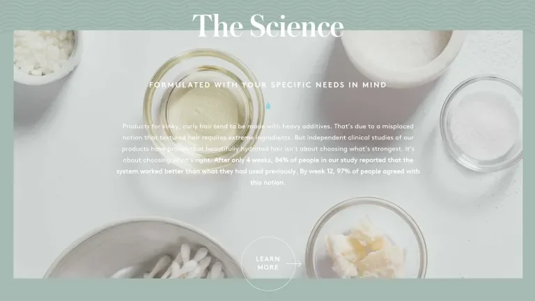 CTA section to "The Science" explaining the process behind formulating LivSo products