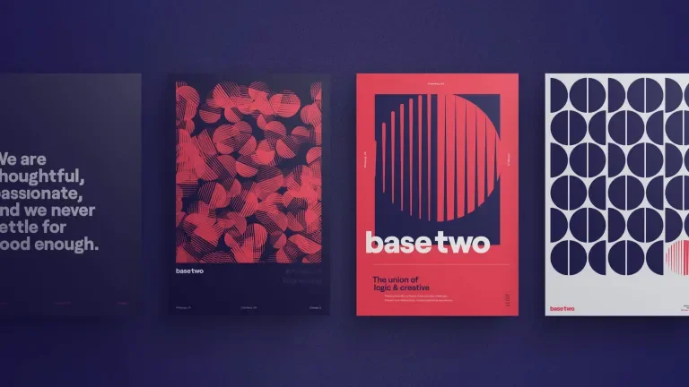 Poster images of base two