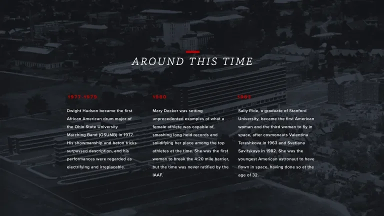 three snippets of stories that happened around the same time period as the main story