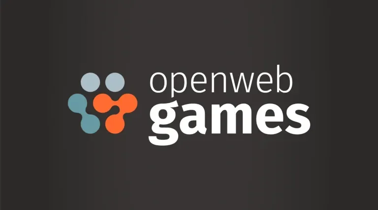 Open Web Games logo against a dark background