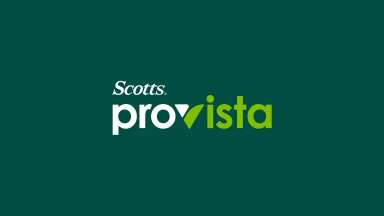 Scotts Provista logo on a green background