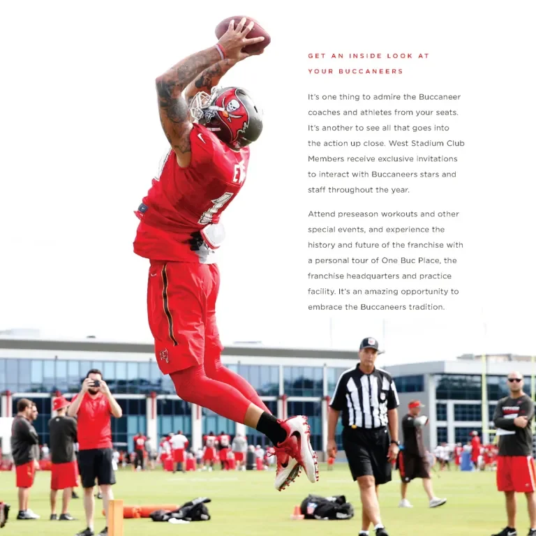 Inside page of the west club booklet