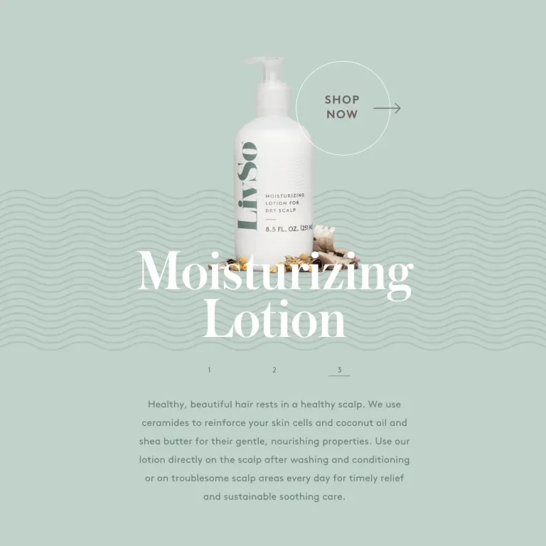 Shop Now CTA for LivSo Moisturizing Lotion