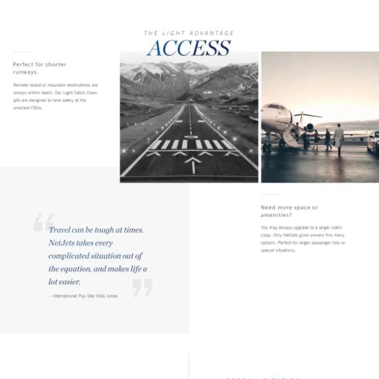 Our light cabin class jets are designed to land safely in the smallest FBOs.