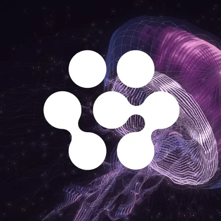 Open Web Games logo against a dark background featuring a jellyfish