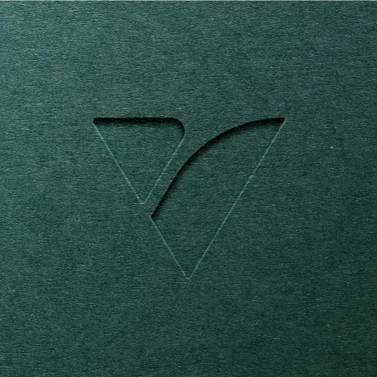 Example of a letter pressed Scotts Provista logo mark 