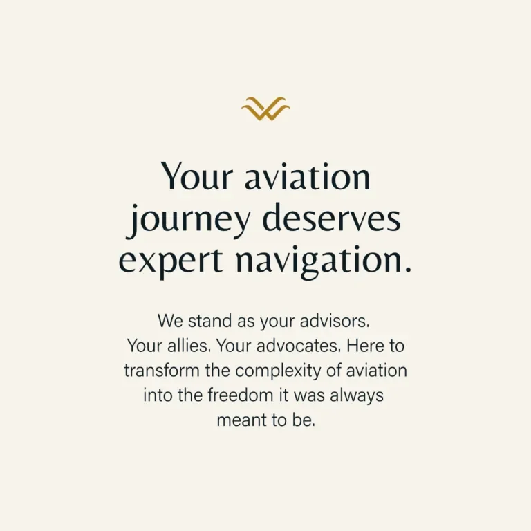 The West Elk Aviation brand statement titled, "Your aviation journey deserves expert navigation."