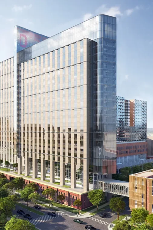 Wexner Medical Center concept art, created by DesignGroup