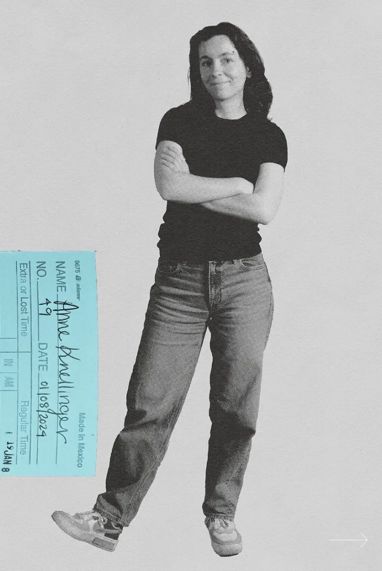 Third shot of Anne standing 